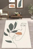 Kilimas Conceptum Hypnose Face Solution Djt, įvairių spalvų, 290 cm x 200 cm
