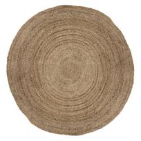 kilimai senukai apvalus - Kilimas Atmosphera Jute 181000, smėlio ruda, 120 cm x 120 cm - 1 nuotrauka