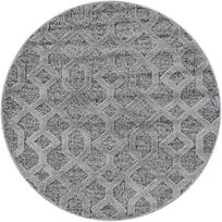 Kilimas vidaus Ayyildiz Pisa Geometric 4702, pilkas, 80 cm x 80 cm