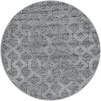 Kilimas vidaus Ayyildiz Pisa Geometric 4702, pilkas, 120 cm x 120 cm