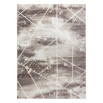 Kilimas vidaus Hakano Iona Geometric, smėlio, 190 cm x 140 cm
