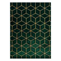 Kilimas vidaus Hakano Estema Cubes, žalia, 190 cm x 140 cm