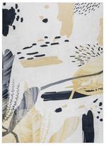 Kilimas vidaus Hakano Arlen Abstract2, balta/geltona, 220 cm x 160 cm