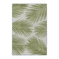 Kilimas lauko terasoms Ayyildiz Palm 1402005155, balta/žalia, 200 cm x 140 cm