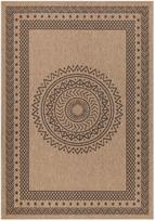 Kilimas lauko terasoms Ayyildiz Dhaka Vintage 8714, juoda/smėlio, 370 cm x 280 cm