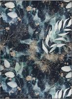 Kilimas vidaus Hakano Arlen Leaves, aukso/balta/mėlyna, 220 cm x 160 cm