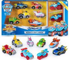 mighty pups - SPIN MASTER Paw Patrol Mighty Pups transporto priemonių rinkinys, 8vnt. - 1 nuotrauka