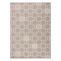 Kilimas vidaus Hakano Wink Hexagon, smėlio, 170 cm x 120 cm