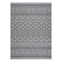 Kilimas vidaus Hacano Vinea Zigzag, baltas/juodas, 190 cm x 140 cm