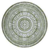 Kilimas vidaus Hakano Beo Napkin, žalia, 140 cm x 140 cm