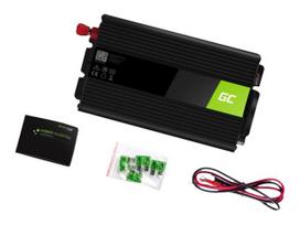 24v inverter - GREENCELL Car Power Inverter 24V to 230V - 4 nuotrauka