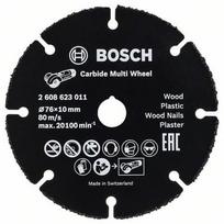 pjovimo diskas - Pjovimo diskas medžiui ir plastikui Bosch (tinka GWS 12V-76) 76x10x1 mm (2608623011) - 1 nuotrauka