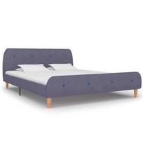 vidaXL Lovos rėmas be čiužinio, 150x200 cm, šviesiai pilkas (Light Grey)