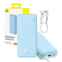 baseus 20w power bank - Baseus Airpow 20000mAh 20W Blue (Mėlyna) - 6 nuotrauka