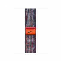 Apple Nike Sport Loop 42mm mėlyna/raudona (Blue/Red)