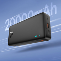 baseus 20w power bank - Baseus Airpow 20000mAh 20W Black (Juoda) - 5 nuotrauka