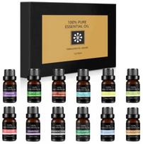 Bohomi Home Spa eterinių aliejų rinkinys 100% Pure, 12 x 5 ml