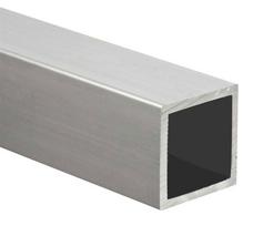 Vamzdis, kvadratinis, plienas, 200 x 6 x 6 cm