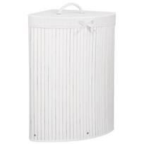 bambuko skalbiniu deze - Skalbinių dėžė Springos HA0065, 73 l, balta (White) - 1 nuotrauka