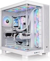 atx korpusai - Thermaltake View 380 XL TG ARGB Balta (White) - 2 nuotrauka
