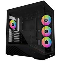tempered glass pc case - Lian Li VECTOR V100 Juodas (Black) - 2 nuotrauka