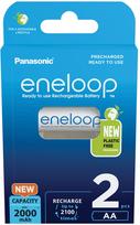 2 aa baterijos - Panasonic Eneloop BK-3MCDE/ 2BE 2pcs - 4 nuotrauka