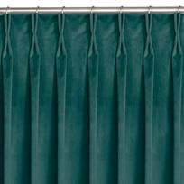 aksomo uzuolaidos - Naktinė užuolaida Homede Vila, žalia, 135 cm x 245 cm - 10 nuotrauka