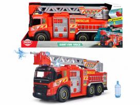 volvo zaisline masinele - DICKIE GIANT FIRE TRUCK, raudona (Red) - 2 nuotrauka