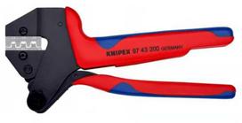 crimp reples - Knipex Antgalių užspaudimo replės 97 43 200 A, 200 mm - 1 nuotrauka