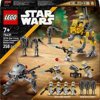 lego kariai - LEGO STAR WARS 327 pagrindinio korpuso klonų karių kovos rinkinys 75431 - 1 nuotrauka