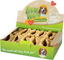 Skanėstas šunims Bow Wow Bone Natural Odor Yucca, jautiena, 0.08 kg, 27 vnt.