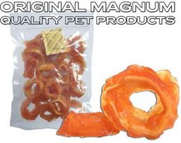 Skanėstas šunims Magnum Cod Rings With Chicken, vištiena/menkė, 0.25 kg