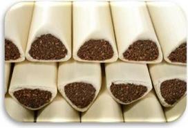 Skanėstas šunims Mira Mar Limestone Triangular Tubes With Chicken, vištiena, 45 vnt.