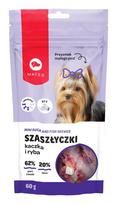 Skanėstas šunims Maced York Skewer, žuvis/antiena, 0.06 kg