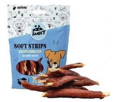 Skanėstas šunims Mr. Bandit Soft Strips Duck & Fish, žuvis/antiena, 0.5 kg