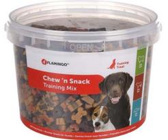 Skanėstas šunims Flamingo Chew N Snack Training Mix, ėriena/jautiena/žuvis, 1.8 kg
