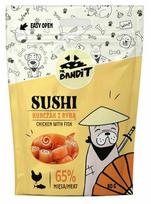Skanėstas šunims Mr. Bandit Sushi, žuvis/vištiena 6427, 0.080 kg