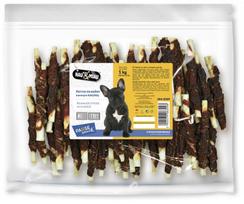 Skanėstas šunims Hau&Miau Pausesnack, antiena/karvės oda HM-8309, 1 kg