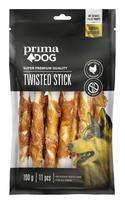 Skanėstas šunims Prima Dog Twisted Stick, vištiena, 0.1 kg, 11 vnt.