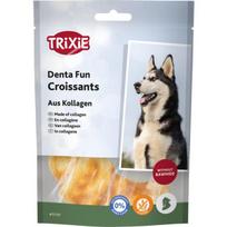 Skanėstas šunims Trixie Denta Fun Croissants, vištiena/kolagenas, 0.080 kg, 2 vnt.