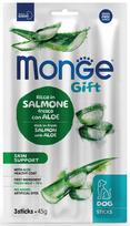 Skanėstas šunims Monge Gift Dog Sticks Skin Support Salmon With Aloe, lašiša, 0.045 kg