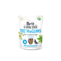Skanėstas šunims Brit Dental Stick Teeth & Gums, žirniai/bulvių krakmolas, 0.251 kg, 7 vnt.
