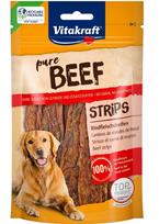 pure - Skanėstas šunims Vitakraft Strips, jautiena, 0.08 kg - 1 nuotrauka