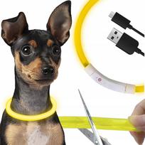 Purlov 24200 LED antkaklis šunims, geltonas (Yellow)