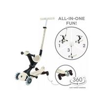 vaikiss - GLOBBER Go Up Deluxe Lights Ecologic 360, kokosinis (Coconut) - 1 nuotrauka