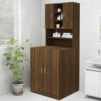 spintele vonios 70 - vidaXL Skalbimo mašinos spintelė, ruda ąžuolo (Oak Brown) - 1 nuotrauka