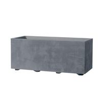 polimeras - Vazonas Deroma "Dolomitas", su vandens rezervuaru, pilkas (Grey), 59 cm - 1 nuotrauka
