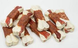 Skanėstas šunims ALDA Pressed Beef Bone With Duck, jautiena/kiauliena, 0.5 kg