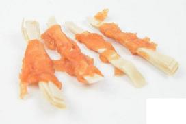 Skanėstas šunims ALDA Fish strips wrapped with chicken, vištiena, 0.5 kg