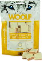 Skanėstas šunims Brit Woolf Soft Chicken With Cod Sandwich, vištiena, 0.1 kg